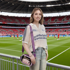 Texas Christian University Horned Frogs Clear Crossbody Bag