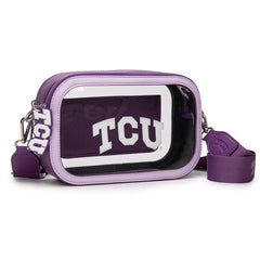 Texas Christian University Horned Frogs Clear Crossbody Bag