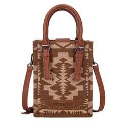 Wrangler All-Over Aztec Print Canvas Phone Purse