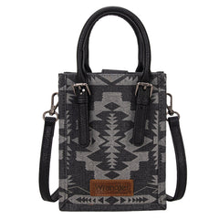 Wrangler All-Over Aztec Print Canvas Phone Purse