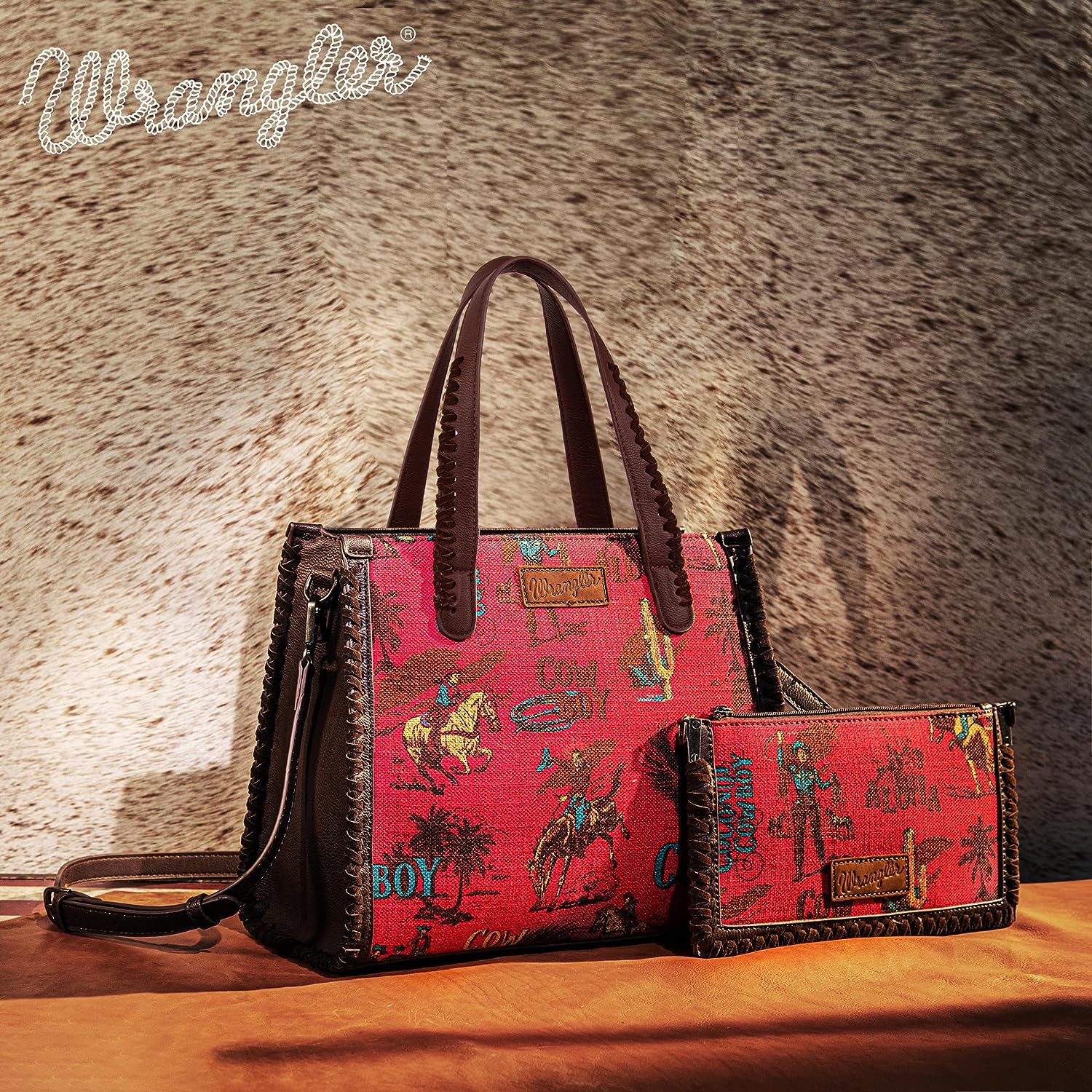 Printed Brown Coach stylish bags