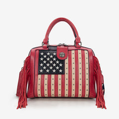 Montana West Liberty Doctor 3-Way Bag – Limited Edition Patriotic Fringe Handbag