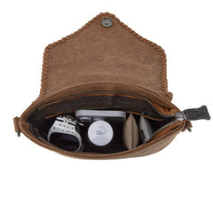 Trinity Ranch Fringe Hair-On Cowhide Crossbody