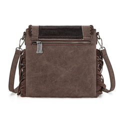 Trinity Ranch Fringe Hair-On Cowhide Crossbody