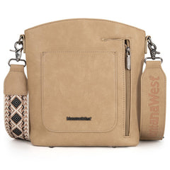 Montana West Double Compartments Crossbody Purse
