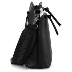 Montana West Double Compartments Crossbody Purse