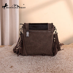 Trinity Ranch Fringe Hair-On Cowhide Crossbody