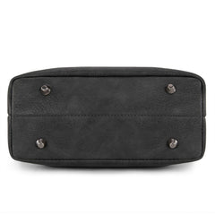 Montana West Double Compartments Crossbody Purse