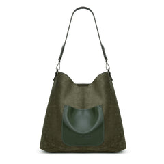 Montana West Boot Stitch Fringe Hobo Bag