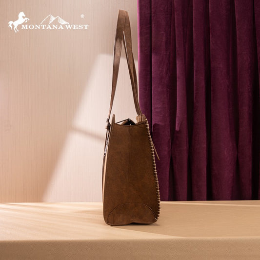 Montana West Embroidered Tote Bag