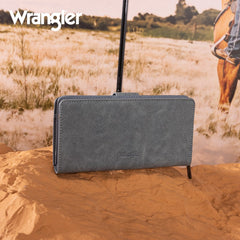 Wrangler Floral Tooled Bifold Wallet