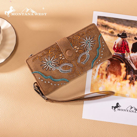 Montana West Embroidered Wallet