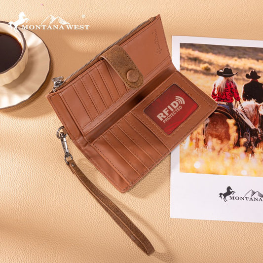 Montana West Embroidered Wallet