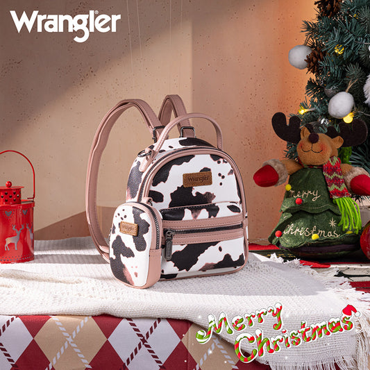 Wrangler Cow Print Mini Backpack