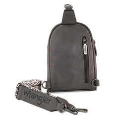 WG87-324 Wrangler Sling Bag/Crossbody/Chest Bag  - Grey