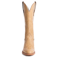 Women's Vintage Embroidered Round Toe Western Boots