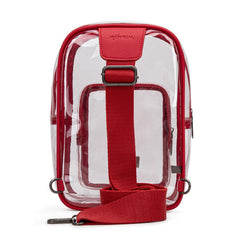 Wrangler Dual Zippered Clear Sling Bag