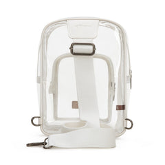 Wrangler Dual Zippered Clear Sling Bag