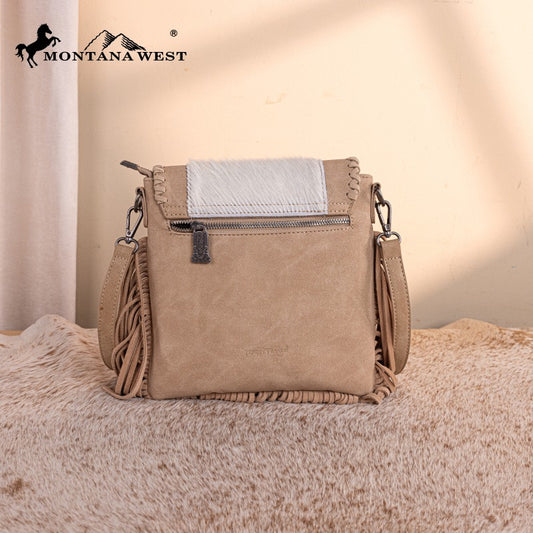 Trinity Ranch Fringe Hair-On Cowhide Crossbody