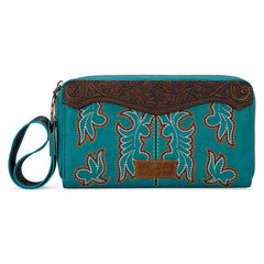 Wrangler Tooled Fringe Crossbody Bag