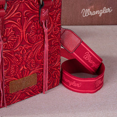Wrangler Embossed Top Handle Crossbody