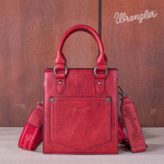 Wrangler Embossed Top Handle Crossbody