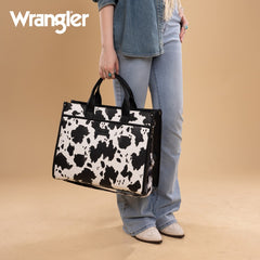 Wrangler Multi-Pocket Western Work Laptop Tote Bag