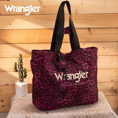 Wrangler Leopard Print Tote Bag