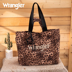 Wrangler Leopard Print Tote Bag