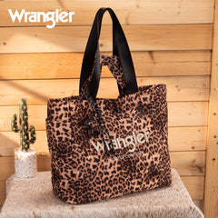 Wrangler Leopard Print Tote Bag