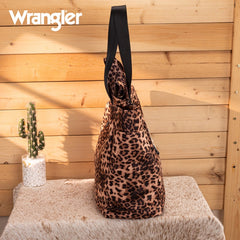 Wrangler Leopard Print Tote Bag