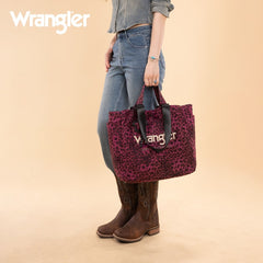 Wrangler Leopard Print Tote Bag