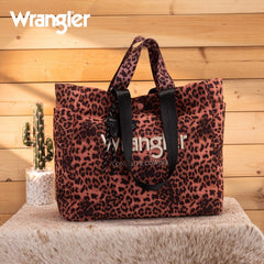 Wrangler Leopard Print Tote Bag