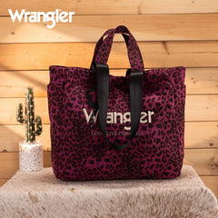 Wrangler Leopard Print Tote Bag