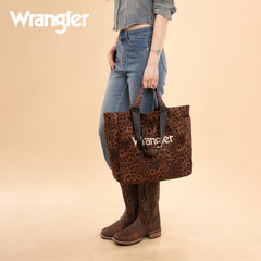 Wrangler Leopard Print Tote Bag