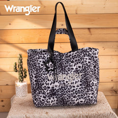 Wrangler Leopard Print Tote Bag