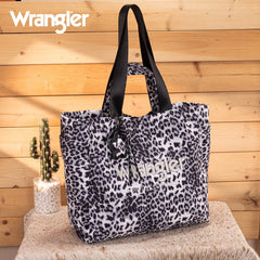 Wrangler Leopard Print Tote Bag