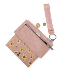 Wrangler Sunflower Print Card Wallet
