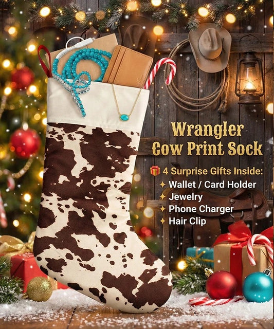 Wrangler Animal Print Xmas Stocking Mystery Bag - 🔥Limited Edition🔥