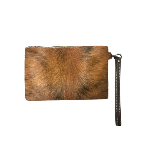 Montana West Hair-On Cowhide Leather Clutch/Crossbody - Cowgirl Wear