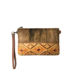 Montana West Hair-On Cowhide Leather Clutch/Crossbody - Cowgirl Wear