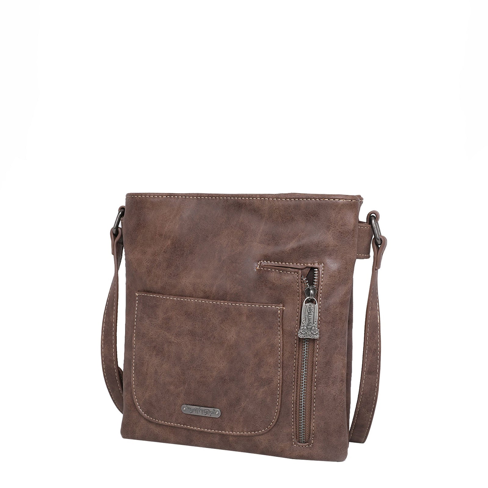 Trinity Ranch Hair-On Leather Collection Concealed Carry Crossbody - Cowgirl Wear