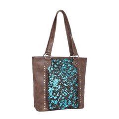 Trinity Ranch Hair-On Leather Collection Concealed Carry Tote - Cowgirl Wear
