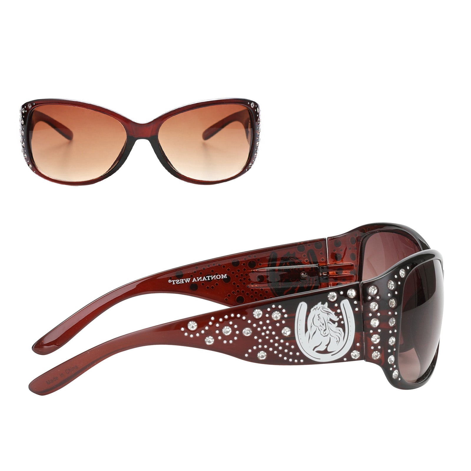 Montana West Horse Collection Sunglasses For Women - Cowgirl Wear