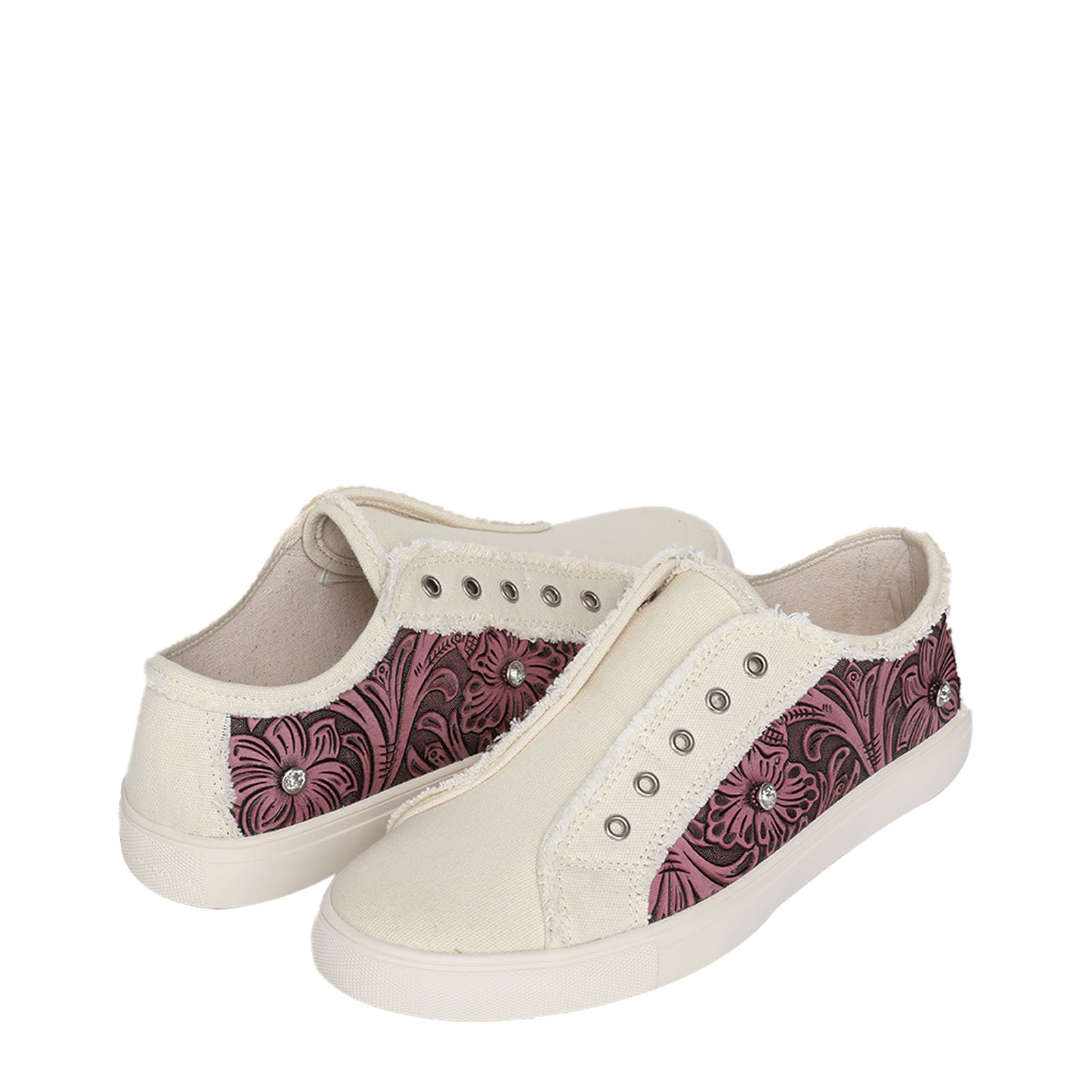 Montana West Floral Canvas Shoes - Cowgirl Wear