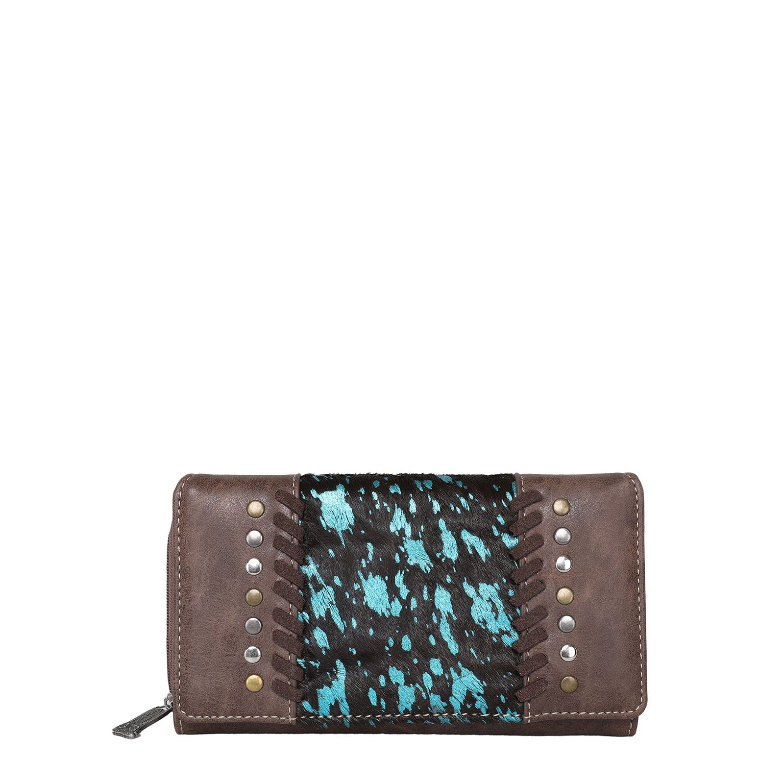 Trinity Ranch Hair-On Cowhide Collection Secretary Style Wallet - Cowgirl Wear