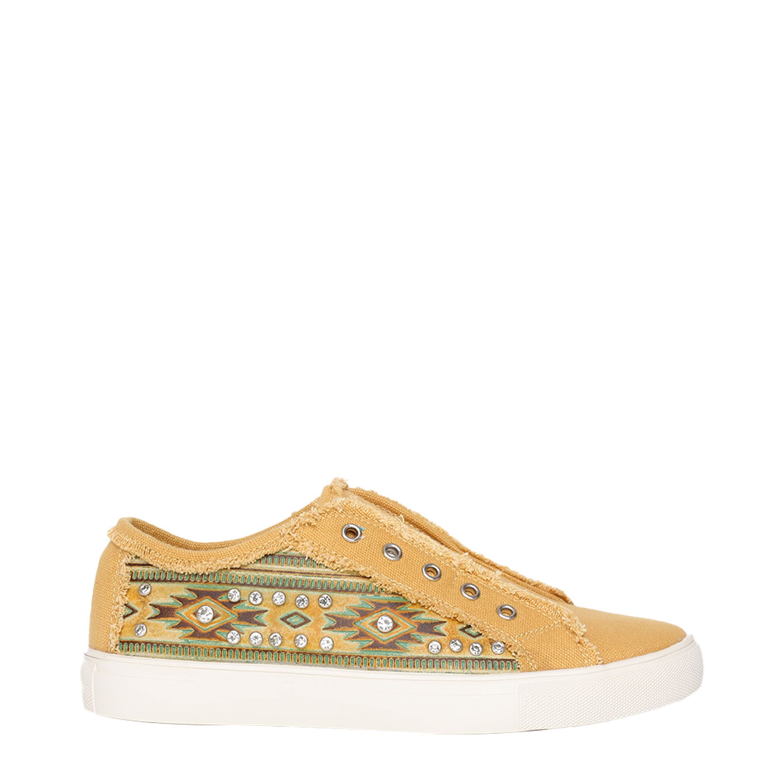 Montana West Aztec Printed Canvas Shoes - Cowgirl Wear