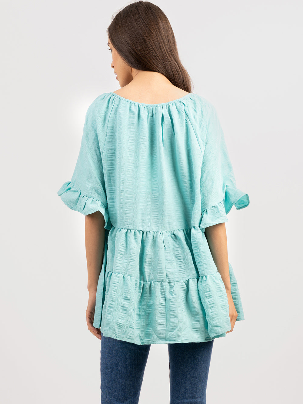 American Bling Women Crepe Fabric Blouse - Cowgirl Wear