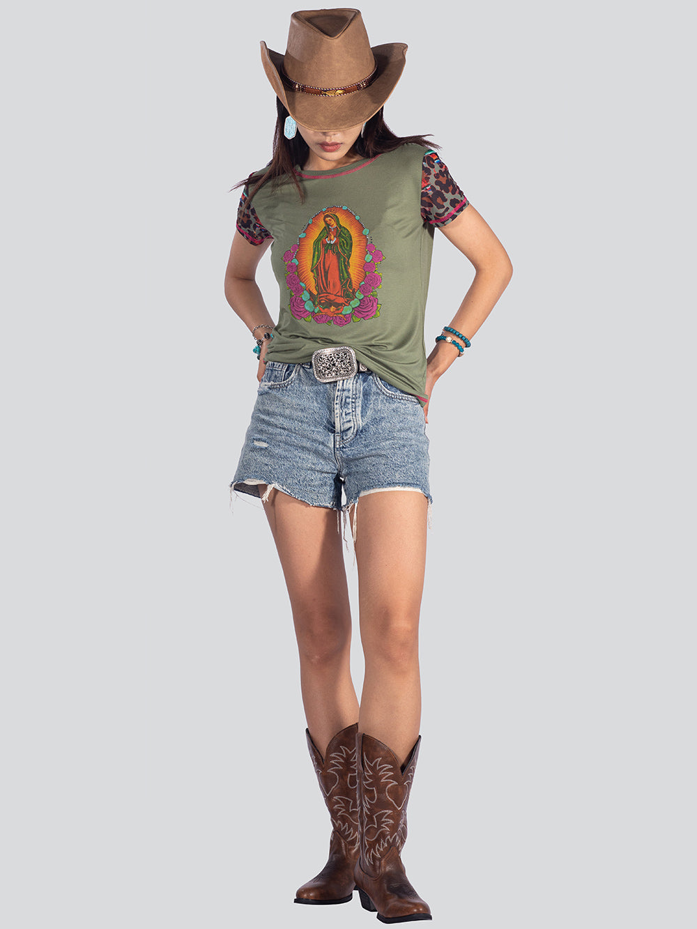 Our Lady of Guadalupe Women's T-Shirt - Cowgirl Wear