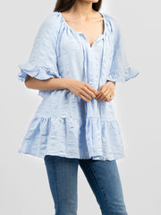 American Bling Women Crepe Fabric Blouse - Cowgirl Wear